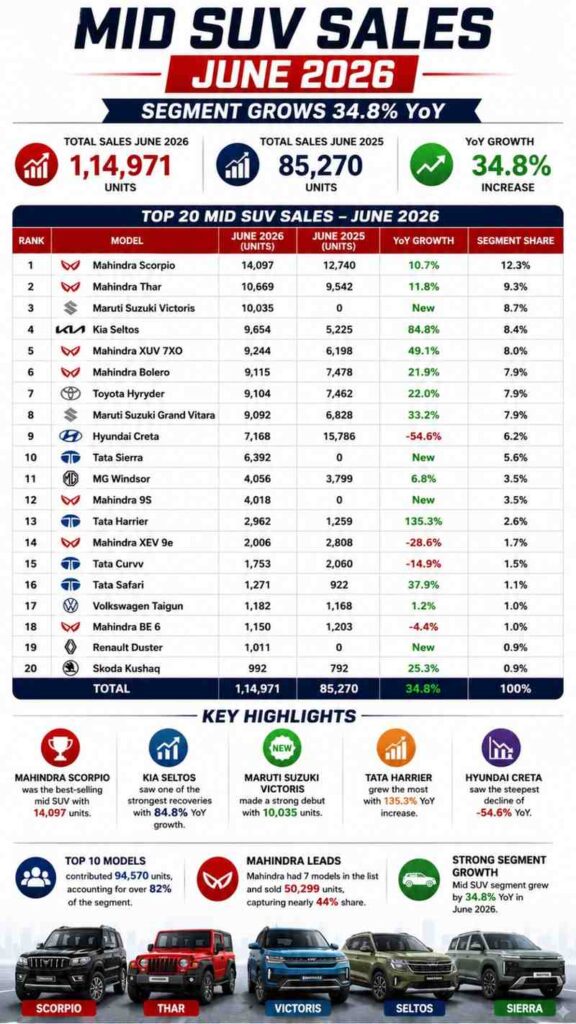 Mid-SUV-Sales-June-2026